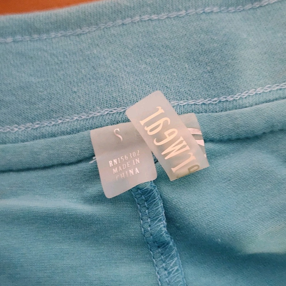 Silverwear Mini Skort Womens Small Light Teal Knit Stretch Outdoor Comfort NEW - Picture 7 of 10